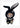 DollStylist Bunny Baby Overalls Set Black