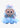 Dollstylist Icy Bloom Blue Tulle Dress Set